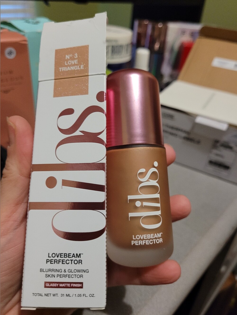 Dibs Lovebeam Perfector Liquid Highlighter - No. 3 Love Triangle (Warm Bronze)